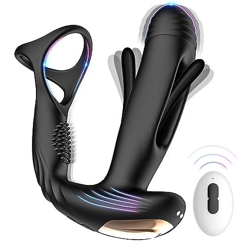 Masseur de prostate avec 10 réglages de battement et de vibration