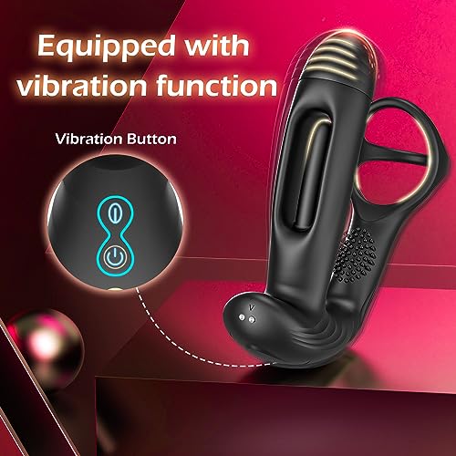 Masseur de prostate avec 10 réglages de battement et de vibration