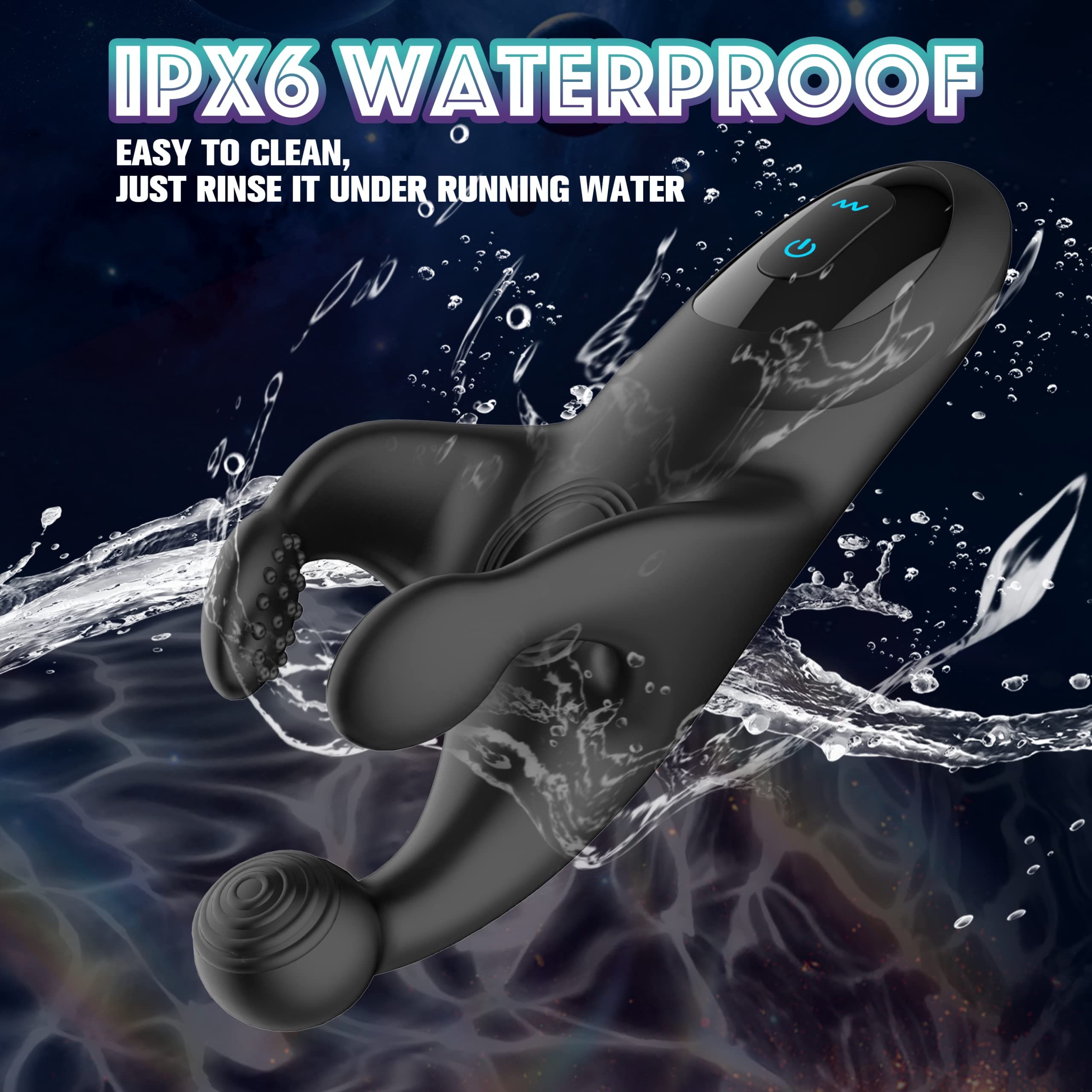 Vibromasseur pour pénis avec tapotement et vibration