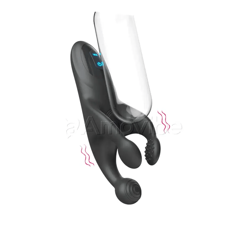 Vibromasseur pour pénis avec tapotement et vibration