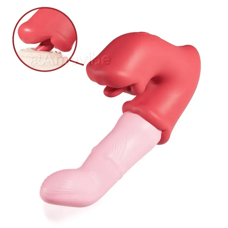 Vibrateur Point G et Clitoris – Action de Langue, Étanche