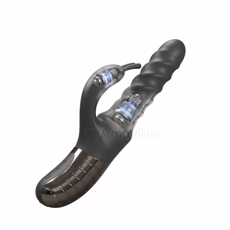 Masseuse à poussée et rotation 360° pour plaisir du point G et clitoridien