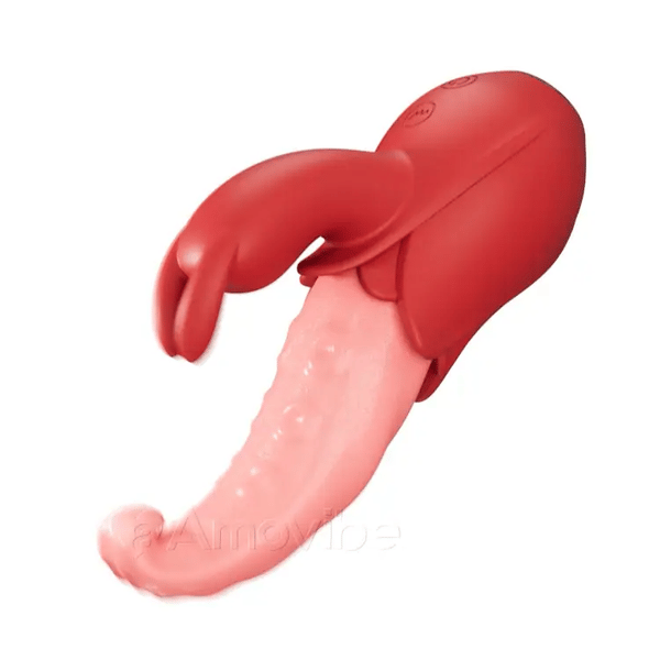 Vibrateur de langue 10 modes, double stimulation, ultra-silencieux