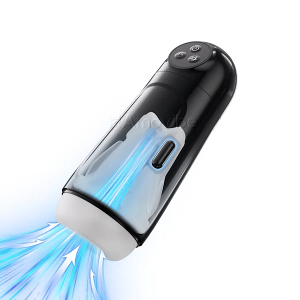 Masturbateur automatique masculin – 9 modes d'aspiration + vibration et tourbillon