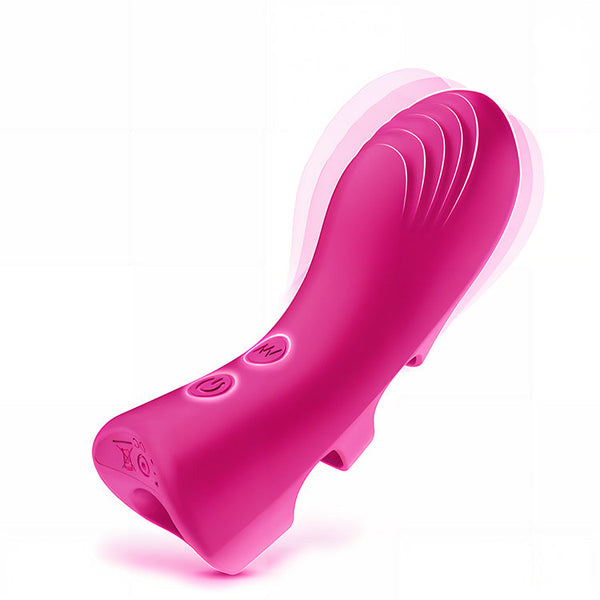 Vibromasseur à Doigt Silencieux avec 10 Modes de Vibration