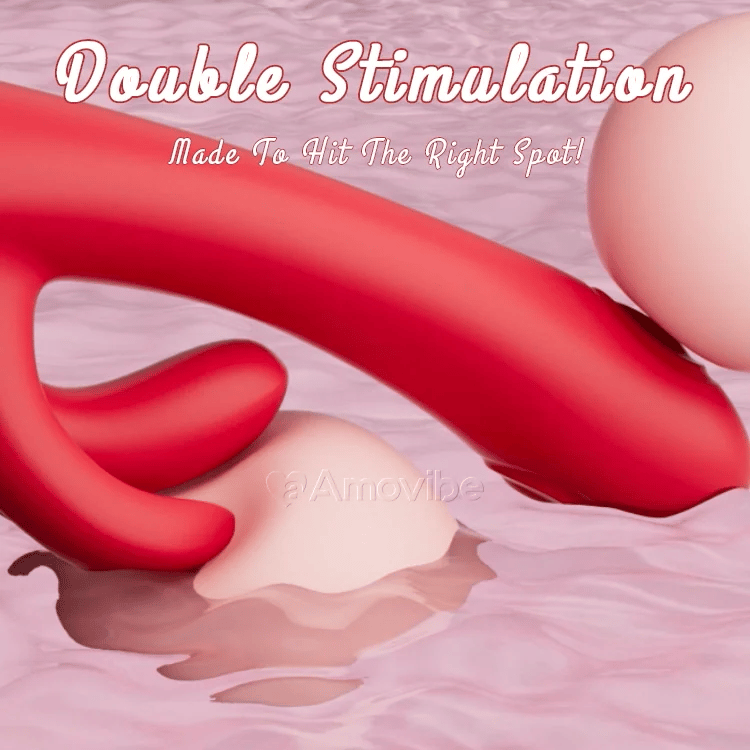 Vibromasseur Tapping Point G avec Massage du Clitoris & Vibration