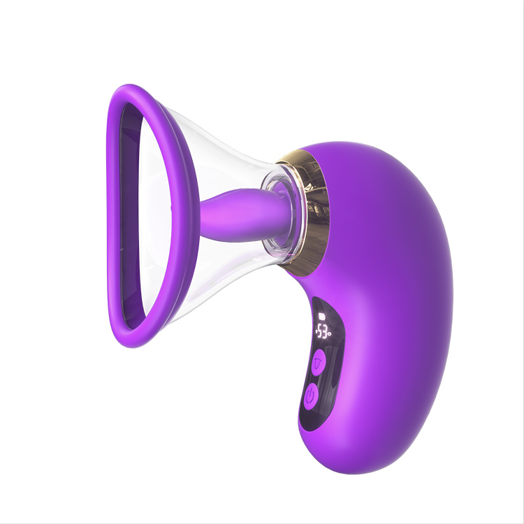 Vibromasseur 5-en-1 avec succion, léchage et contrôle LCD
