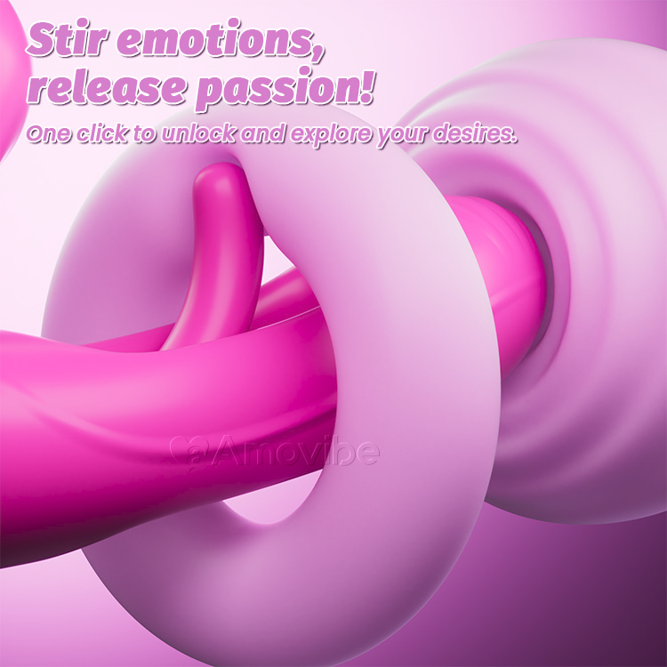 Double gode à deux extrémités avec 4 moteurs et 10 modes de vibration et de claquement