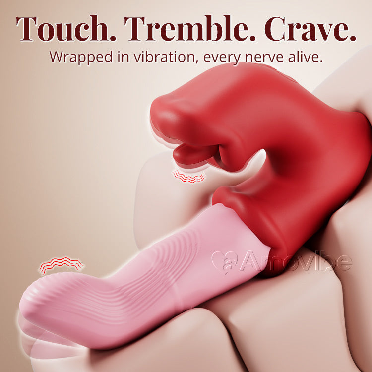 Vibrateur Point G et Clitoris – Action de Langue, Étanche