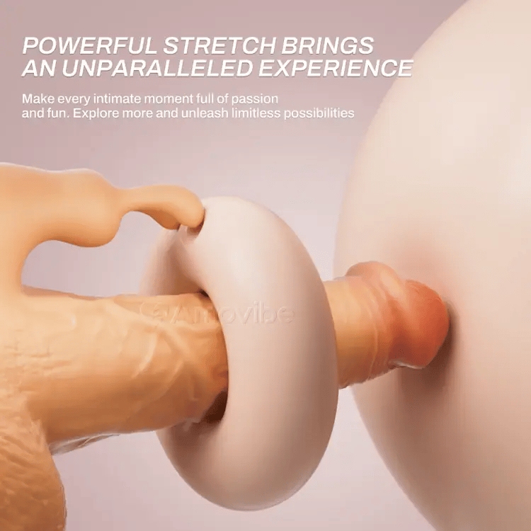 Godemichet à Poussée avec 10 Vitesses de Poussée et Vibration