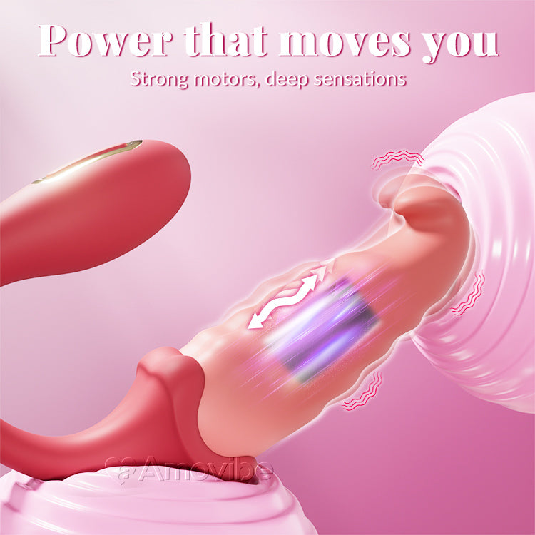 Vibromasseur pour point G contrôlé par application : point C pulsant, silencieux