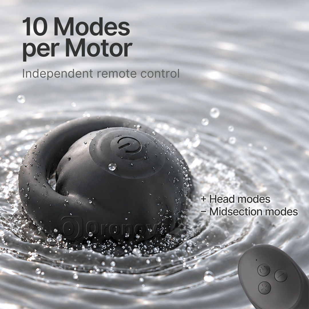Three-Ring Design | Dual Vibration | Smooth, Rounded Vibration Head