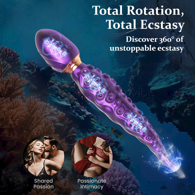 Vibromasseur Tentacle – Stimulation Ultime du Point G & des Mamelons