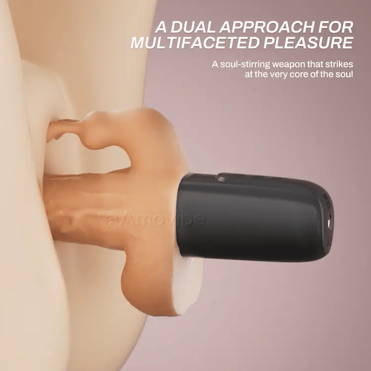 Godemichet à Poussée avec 10 Vitesses de Poussée et Vibration