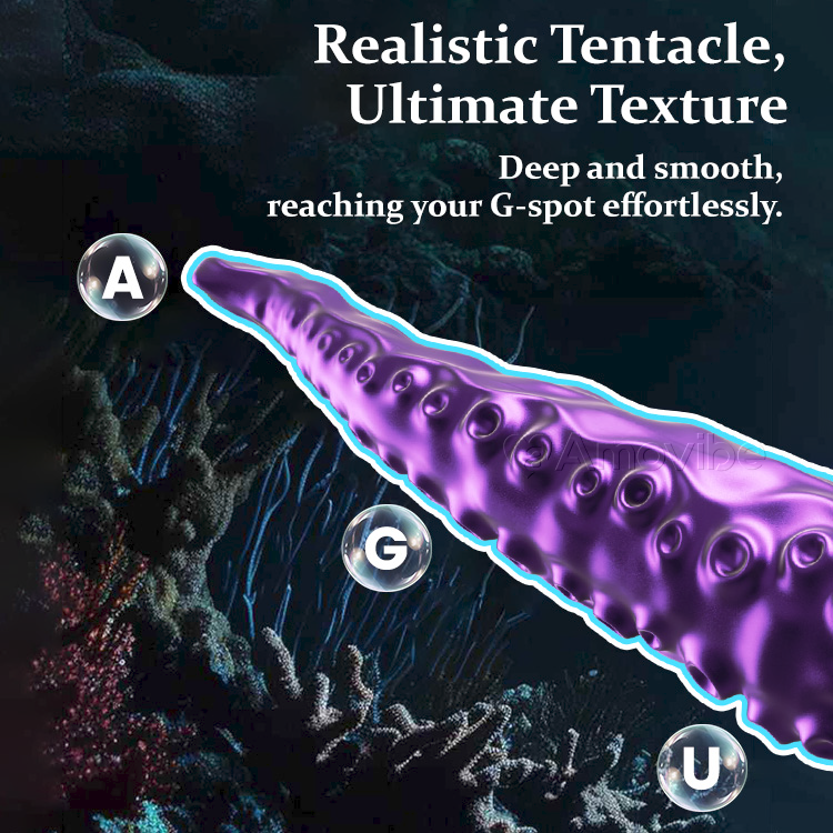Vibromasseur Tentacle – Stimulation Ultime du Point G & des Mamelons