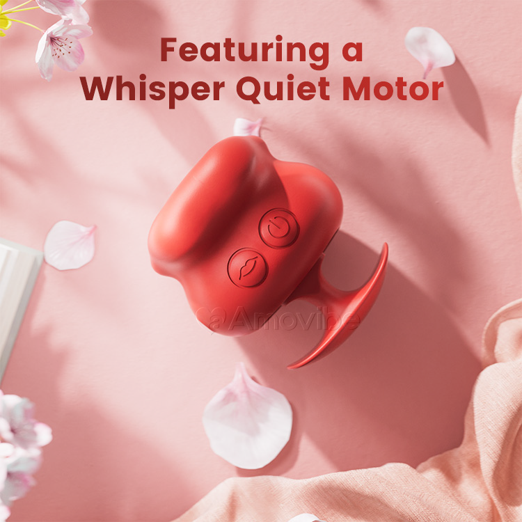 Vibromasseur à prise doigt avec 10 modes de baisers et vibrations