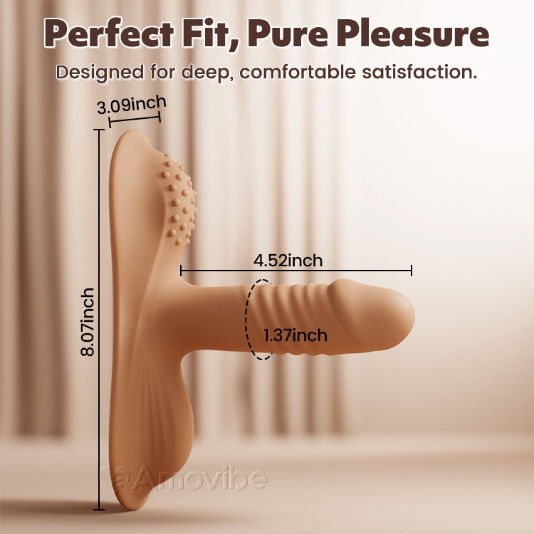 Vibrateur pour point G et anal pour femmes – Jouet puissant à chevaucher pour jeu intime