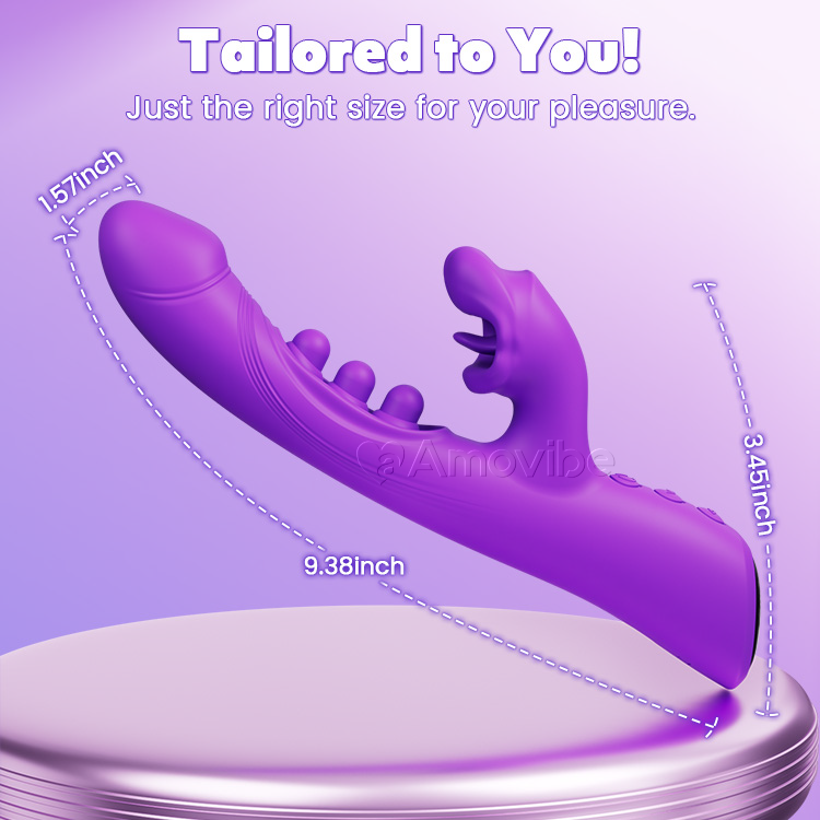 Vibromasseur Kissing & Triple-Tap – Stimulation du clitoris et du point G