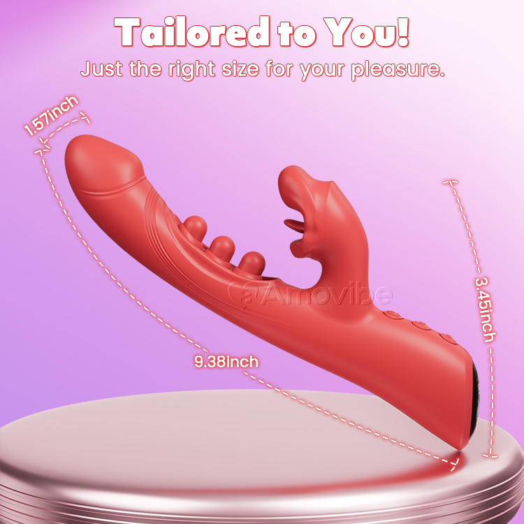 Vibromasseur Kissing & Triple-Tap – Stimulation du clitoris et du point G