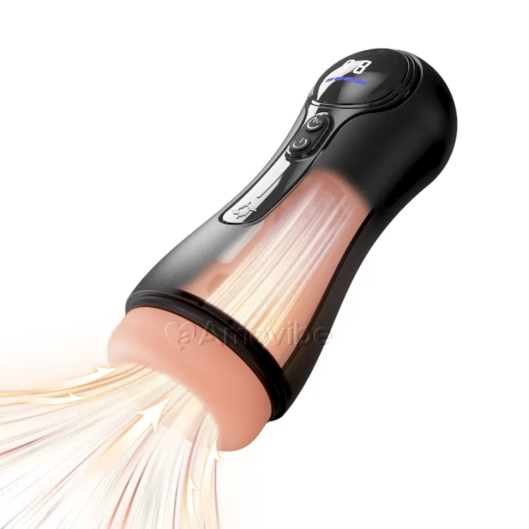 Masturbateur masculin automatique – 4 suctions, 9 vibrations, affichage LED