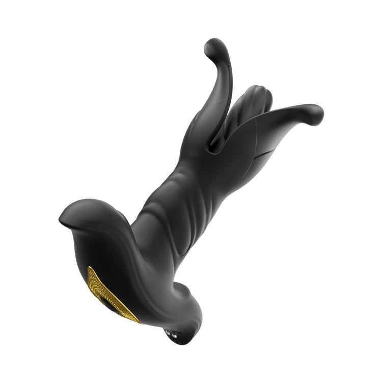 Plug anal expansible télécommandé avec 9 modes de vibration