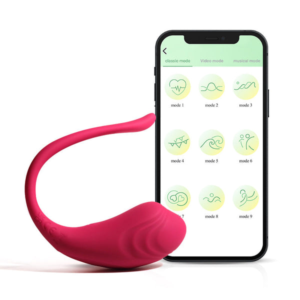 Vibromasseur discret avec contrôle via application