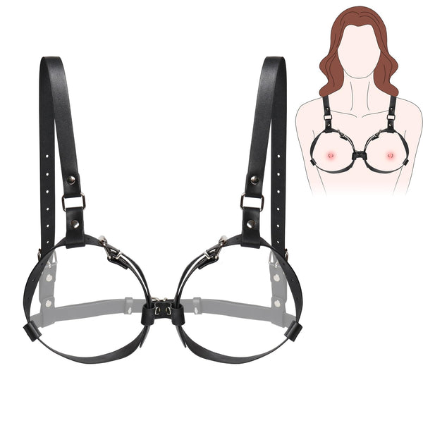 Ensemble de lingerie BDSM - Harnais en cuir pour femmes