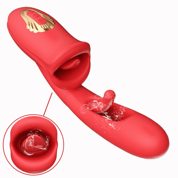 Amara - Vibromasseur clitoridien point G avec modes d'aspiration et de battement